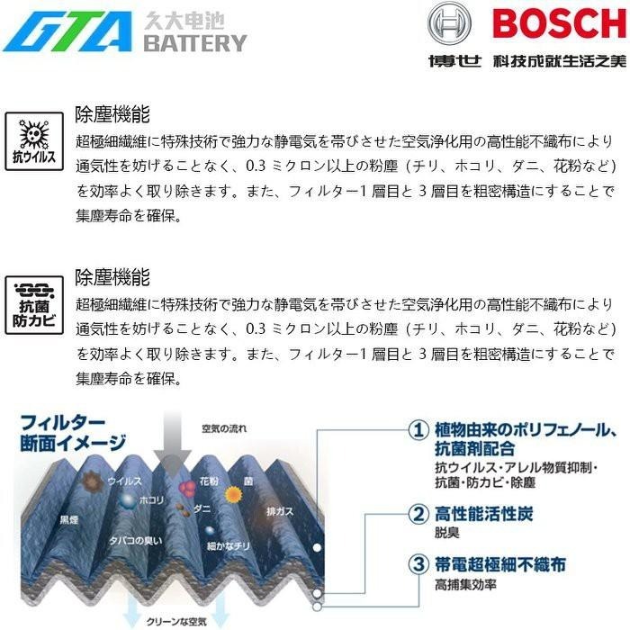✚久大電池❚ 德國 BOSCH 日本進口 AP-T02 冷氣濾網 PM2.5 豐田 TOYOTA VIOS 01~08-細節圖3
