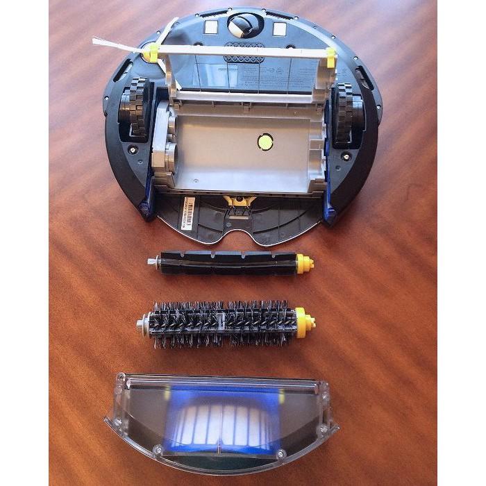 ✚久大電池❚ iRobot Roomba 機器人掃地機 毛刷+膠刷 600 700 系列通用 (一組2入毛刷+膠刷各1)-細節圖5