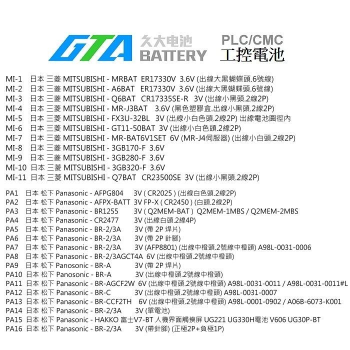 ✚久大電池❚ 日本 三洋 SANYO CR17450SE-R 3V 帶焊片2P 一次性鋰電【PLC工控電池】SY14-細節圖8
