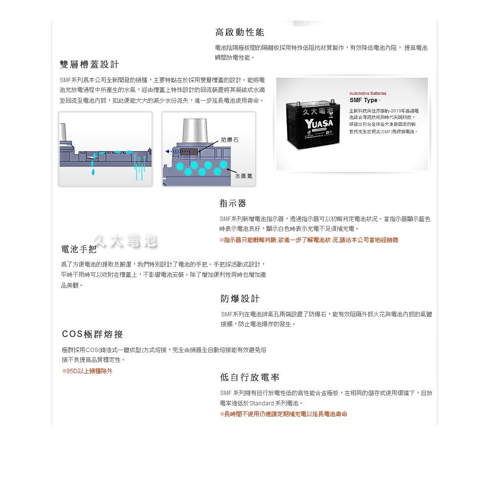 ✚久大電池❚ YUASA 湯淺電池 55B24RS SMF 完全免保養 汽車電瓶 汽車電池-細節圖7