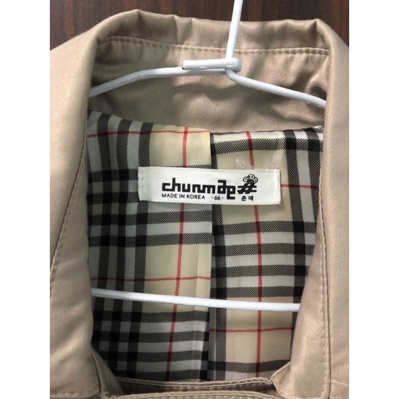 韓國卡其長板風衣外套 韓國帶回-細節圖6