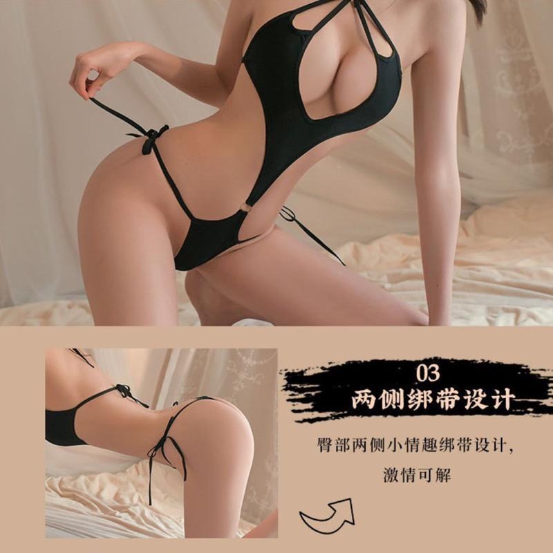 ✨新賣場衝銷量✨裸胸情趣內衣 連體衣 情趣內衣 性感内衣 露奶連身衣 聚乳 角色扮演 秘書 後綁帶 調教情色 123-細節圖6