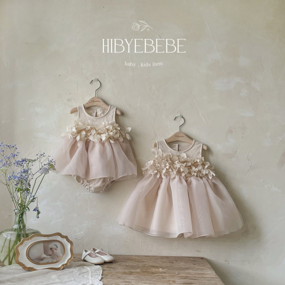 (預購)HIBYEBEBE 蕾絲洋裝&包屁衣-細節圖11