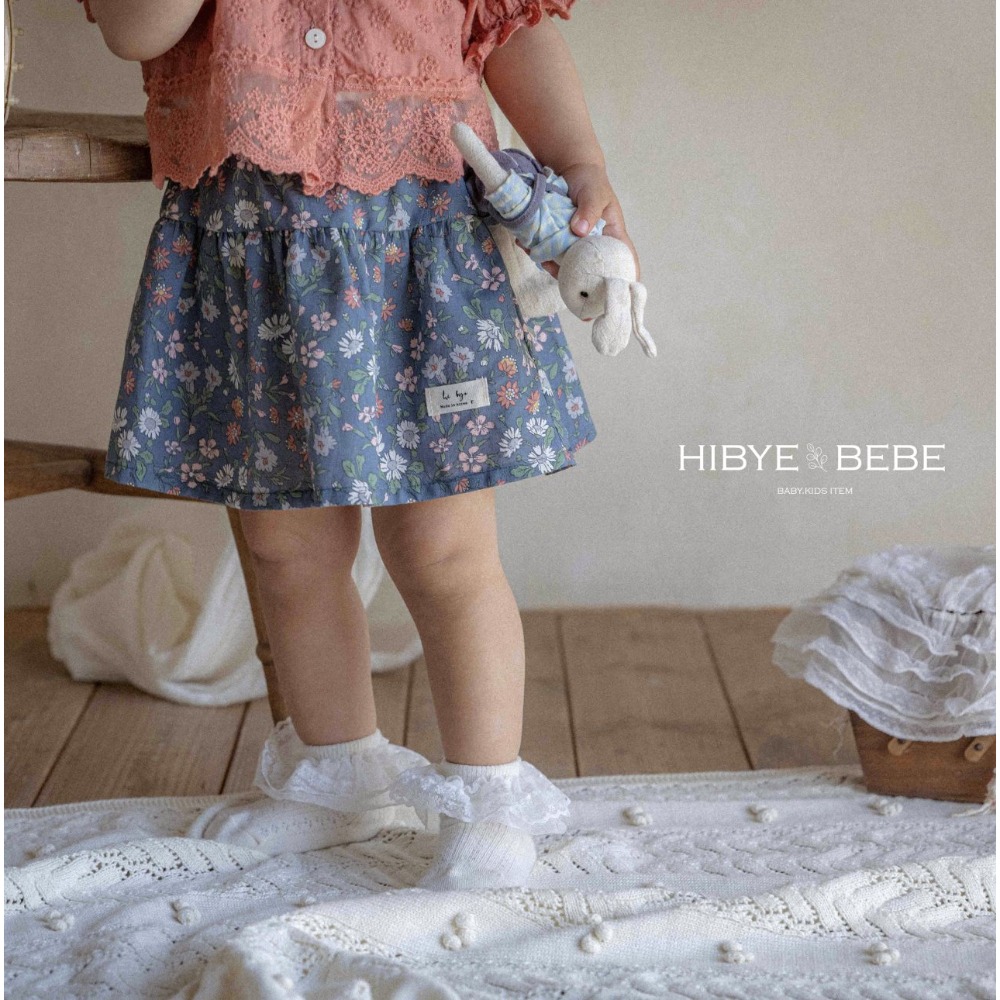 (預購)HIBYEBEBE 森林碎花短裙-規格圖10