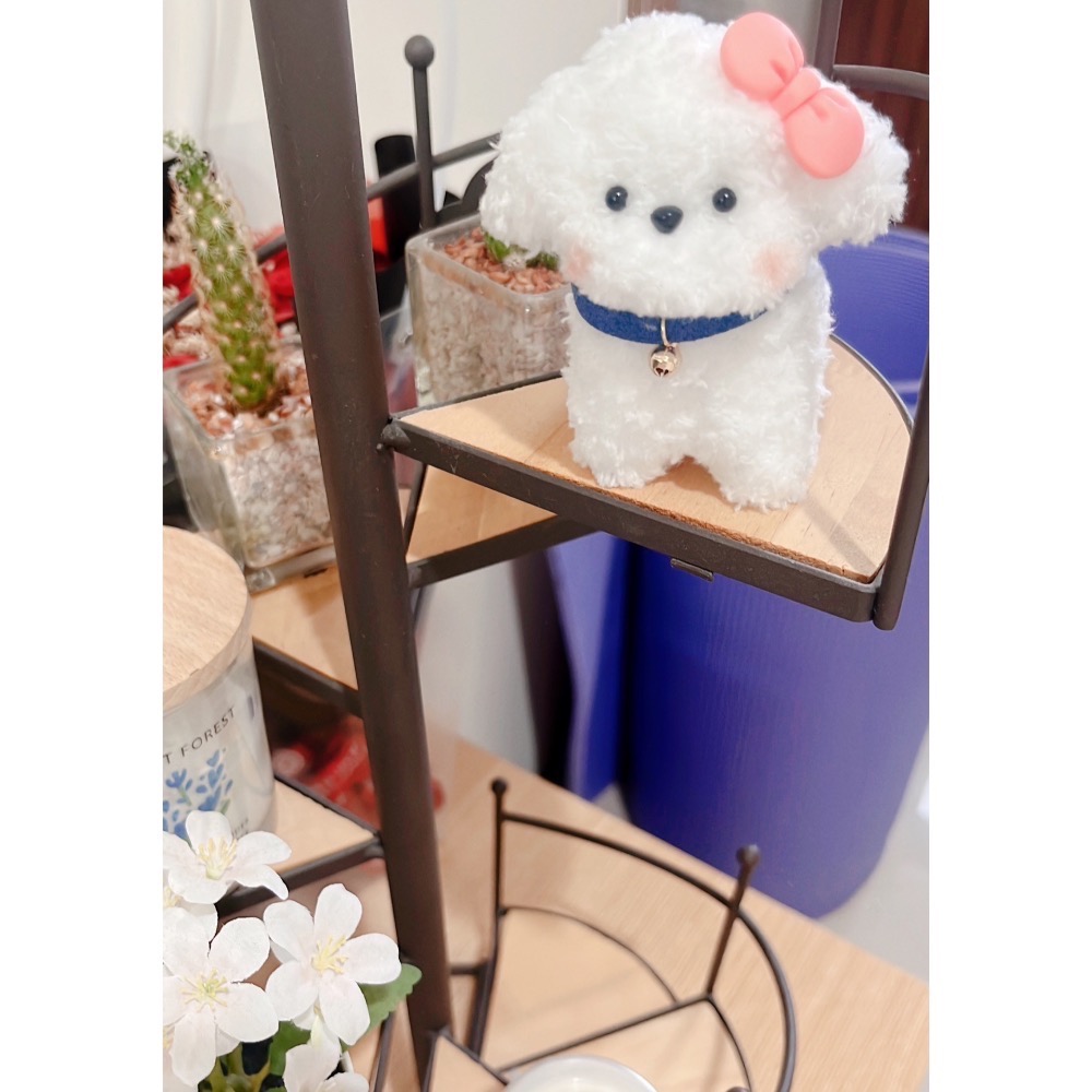 扭扭棒小狗 成品 可愛 小物 毛絨絨 禮物 擺件 療癒 裝飾-細節圖3