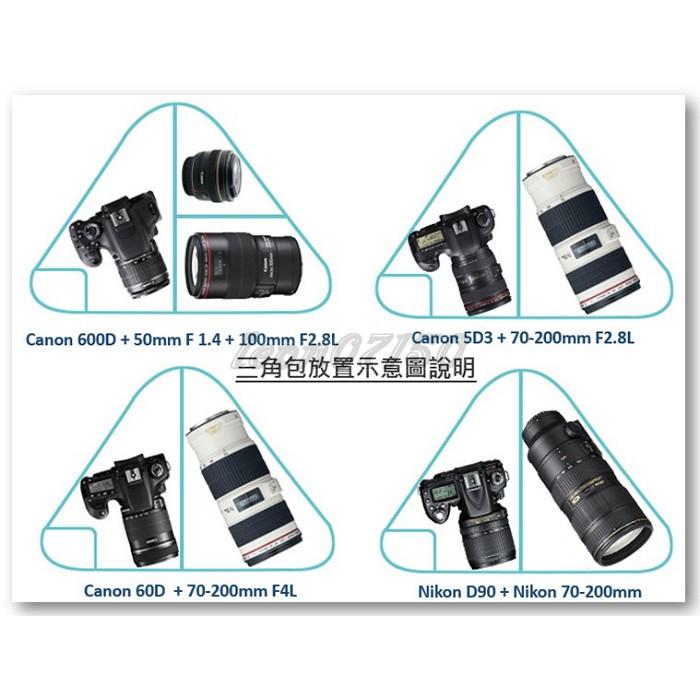 【特價促銷】高品質專業三角包(L Size).旅遊輕便背包 (高品質.防水.防撞.耐用.可帶腳架)-細節圖6