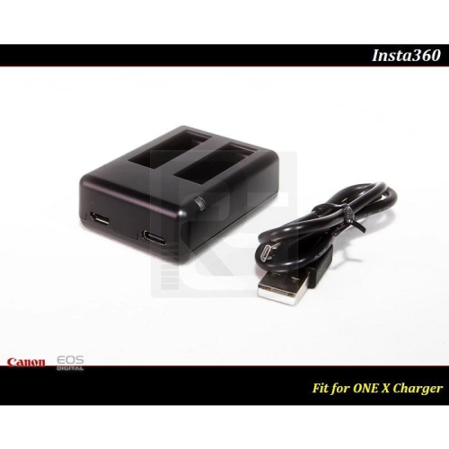 【24h快速出貨】全新 Insta360 One X USB 雙槽專用充電器