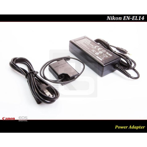 【台灣現貨】Nikon EN-EL14 假電池 / EN-EL14a 電源供應器 / P7700 / P7800