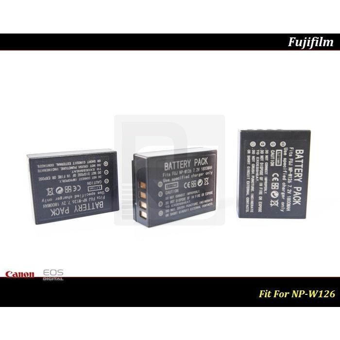 【台灣現貨】高容量 FUJI NP-W126 For X-E1/X-E2/X-PRO1/HS33 NP-W126s-細節圖2