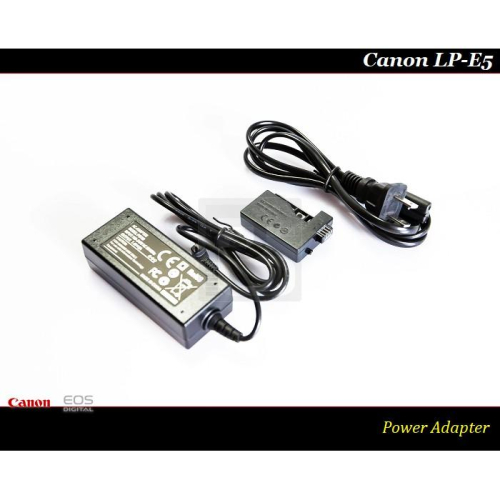 【特價促銷】Canon LP-E5 電源供應器/ 假電池 / /450D / 500D / 5000D /1000D