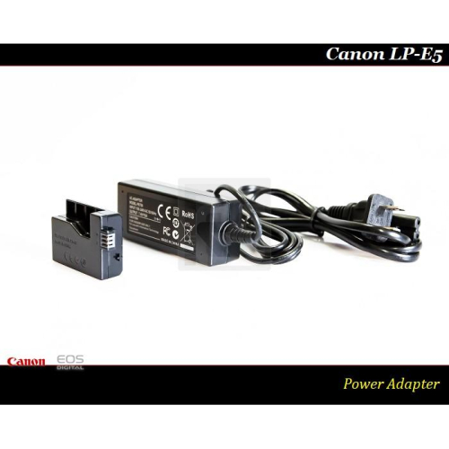 【特價促銷 】全新Canon LP-E5 假電池 / 電源供應器 /450D/500D/5000D/1000D