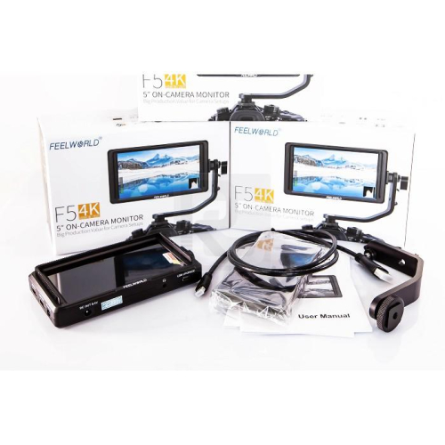 【特價贈F550】FEELWORLD 5吋4K HDMI攝影監視器/1920x1080 (F5/F6S)