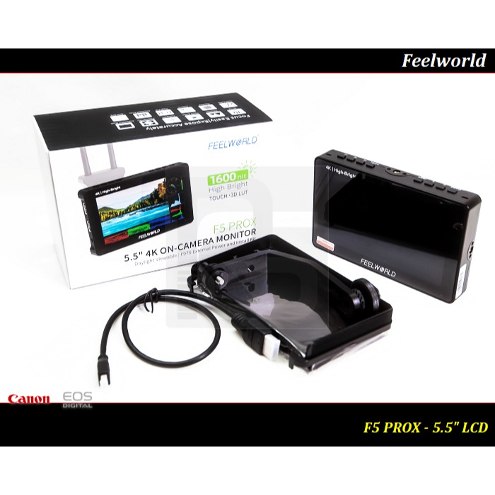 【台灣現貨-特價贈送F570】FEELWORLD  F5 PRO X  - 5.5吋4KHDMI攝影監視器/全高清-細節圖7