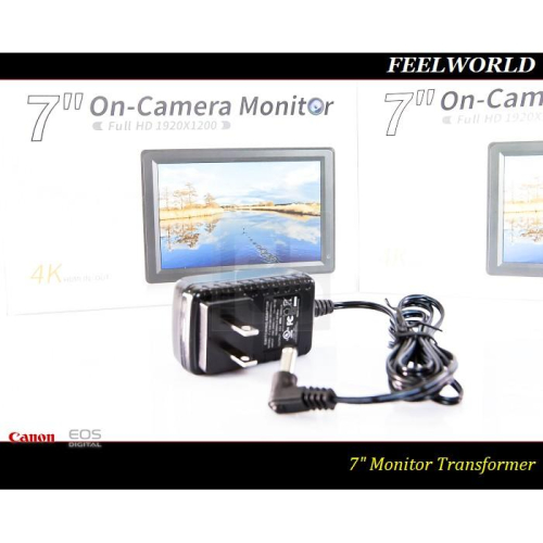 【特價促銷】FEELWORLD 7吋4K FULL HD 攝影監視器專用變壓器