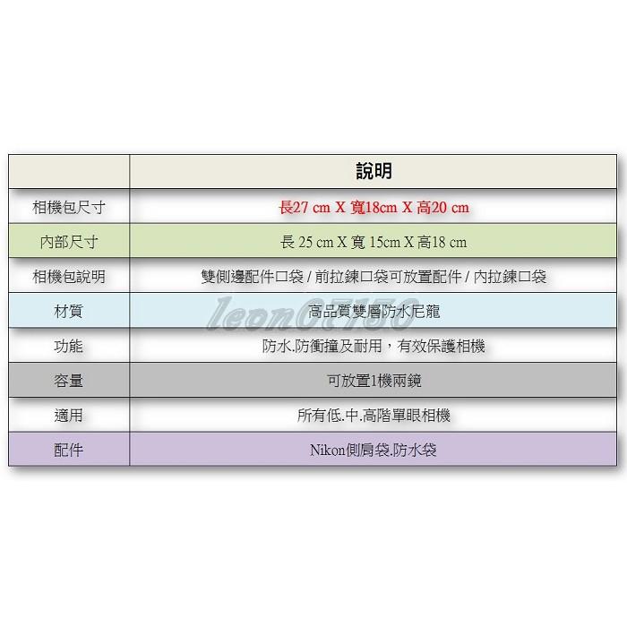 【特價促銷 】新款 Nikon 專業單眼相機包.高品質雙層防水設計 (高品質.防水.防撞.耐用)-細節圖9