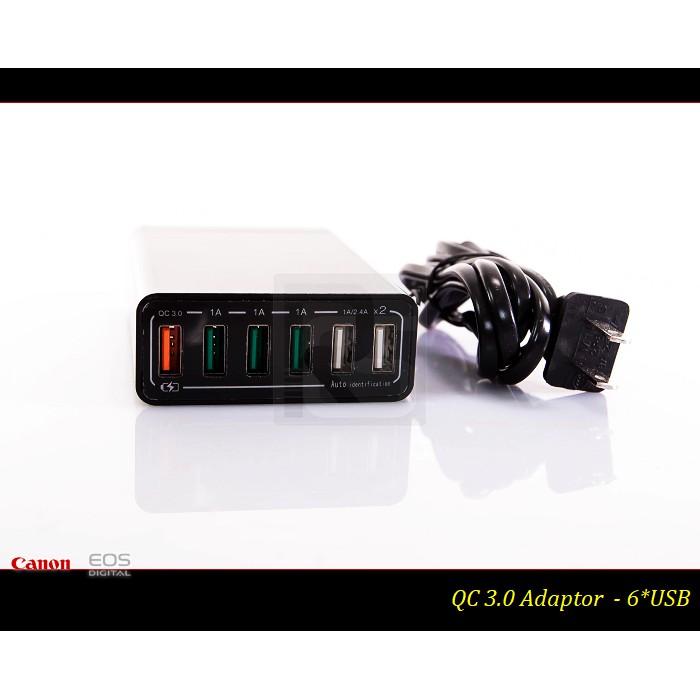 【特價促銷】六口 QC3.0 快速充電器 / QC3.0 閃充 - 足60W 智能充電器-細節圖2