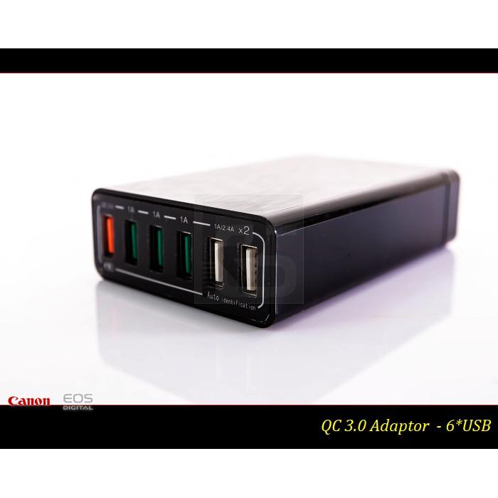 【特價促銷】六口 QC3.0 快速充電器 / QC3.0 閃充 - 足60W 智能充電器-細節圖5