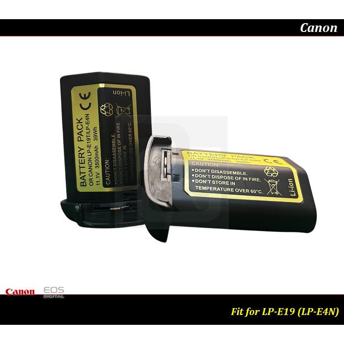 【台灣現貨】Canon LP-E4N LP-E19 高容量.充電器 / LP-E4 / E19 / E4 / E4N-細節圖2