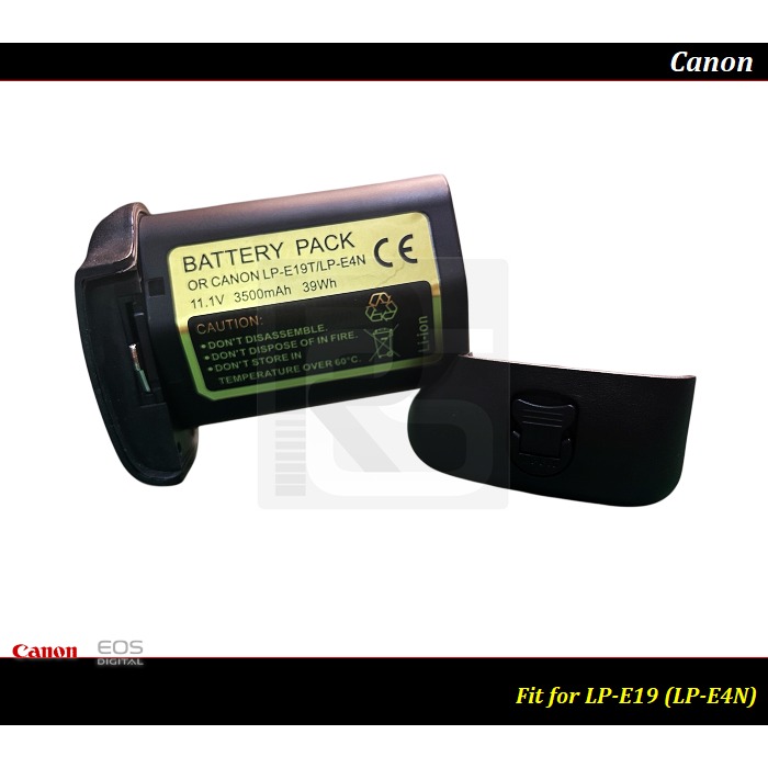 【台灣現貨】Canon LP-E4N LP-E19 高容量.充電器 / LP-E4 / E19 / E4 / E4N-細節圖3