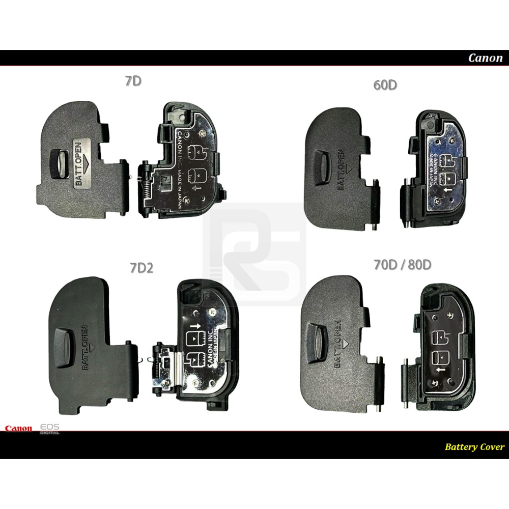 [台灣現貨] Canon 單眼電池蓋.電池艙蓋 5D2 5D3 6D 6D2 7D 7D2 80D 550D 800D-細節圖3