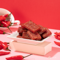 【萬味軒肉乾】厚片肉乾系列－【辣味口味單片獨立航空包裝 330g】