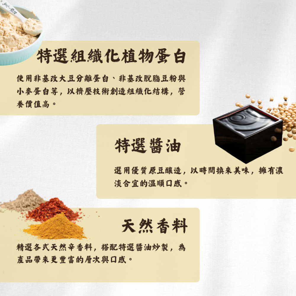 【萬味軒肉乾】素食系列－【海苔素肉鬆 300g】-細節圖3