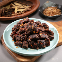 【萬味軒肉乾】牛肉乾系列 -【蔥燒牛肉角 250g】