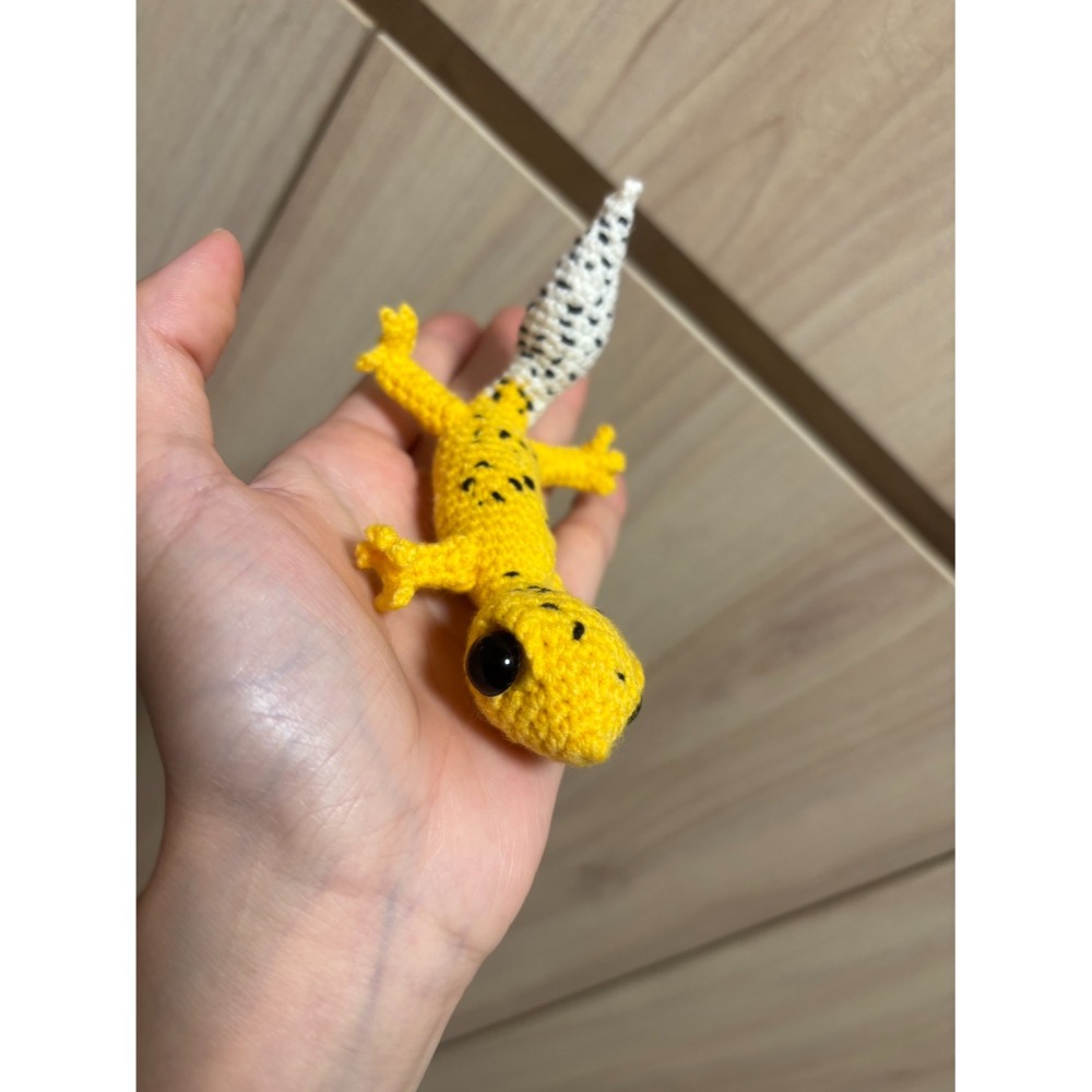 《編み物》豹紋守宮鑰匙圈＜盲盒＞-細節圖6