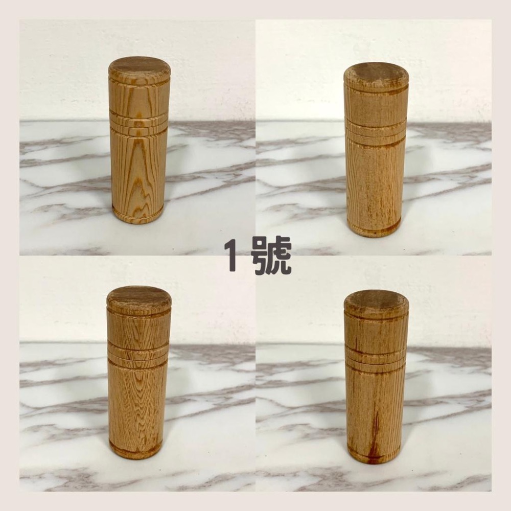 台灣檜木 圓印盒  六分圓印章 氣密式車製-細節圖5