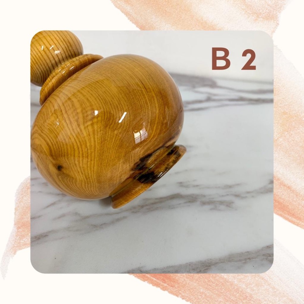 越檜木 聚寶盆 噴PU亮光漆 B1-B3款-細節圖6