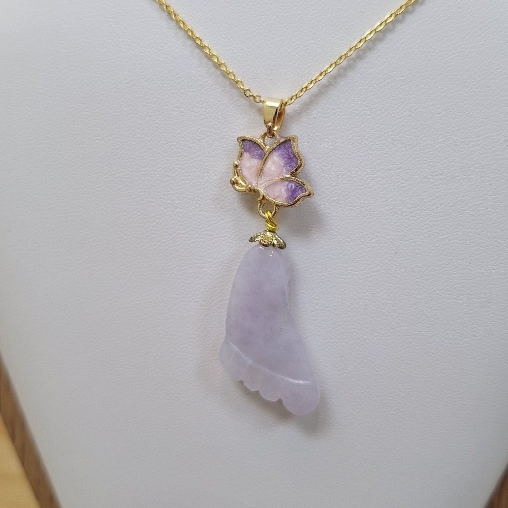 ✨️色漾軒✨️知足常樂 #紫翡翠 #天然A貨翡翠-細節圖2