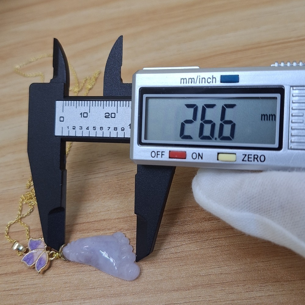 ✨️色漾軒✨️知足常樂 #紫翡翠 #天然A貨翡翠-細節圖4