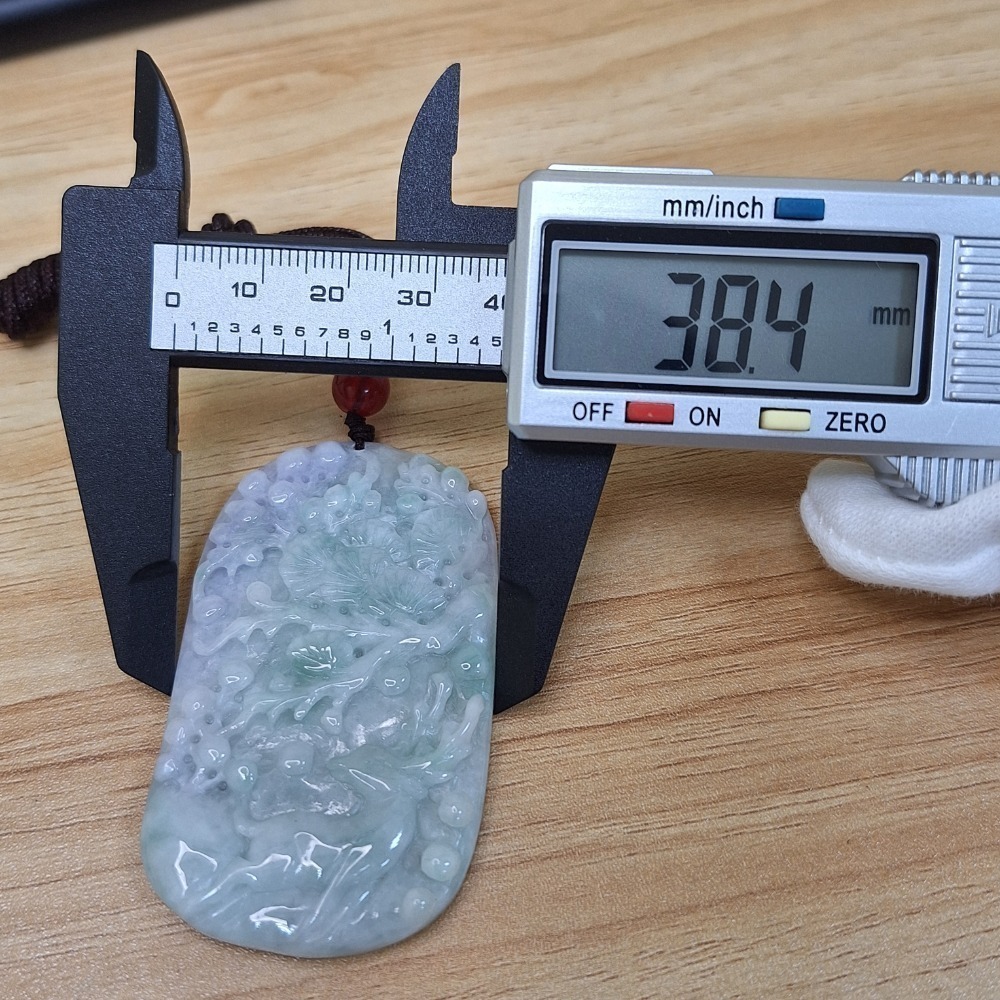 ✨️色漾軒✨️ 松鹿長存 #春帶彩  #紫翡翠 #天然A貨翡翠-細節圖4