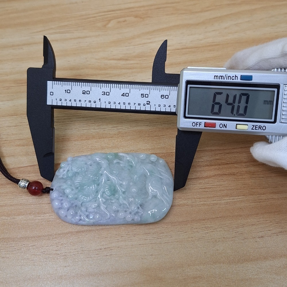 ✨️色漾軒✨️ 松鹿長存 #春帶彩  #紫翡翠 #天然A貨翡翠-細節圖5