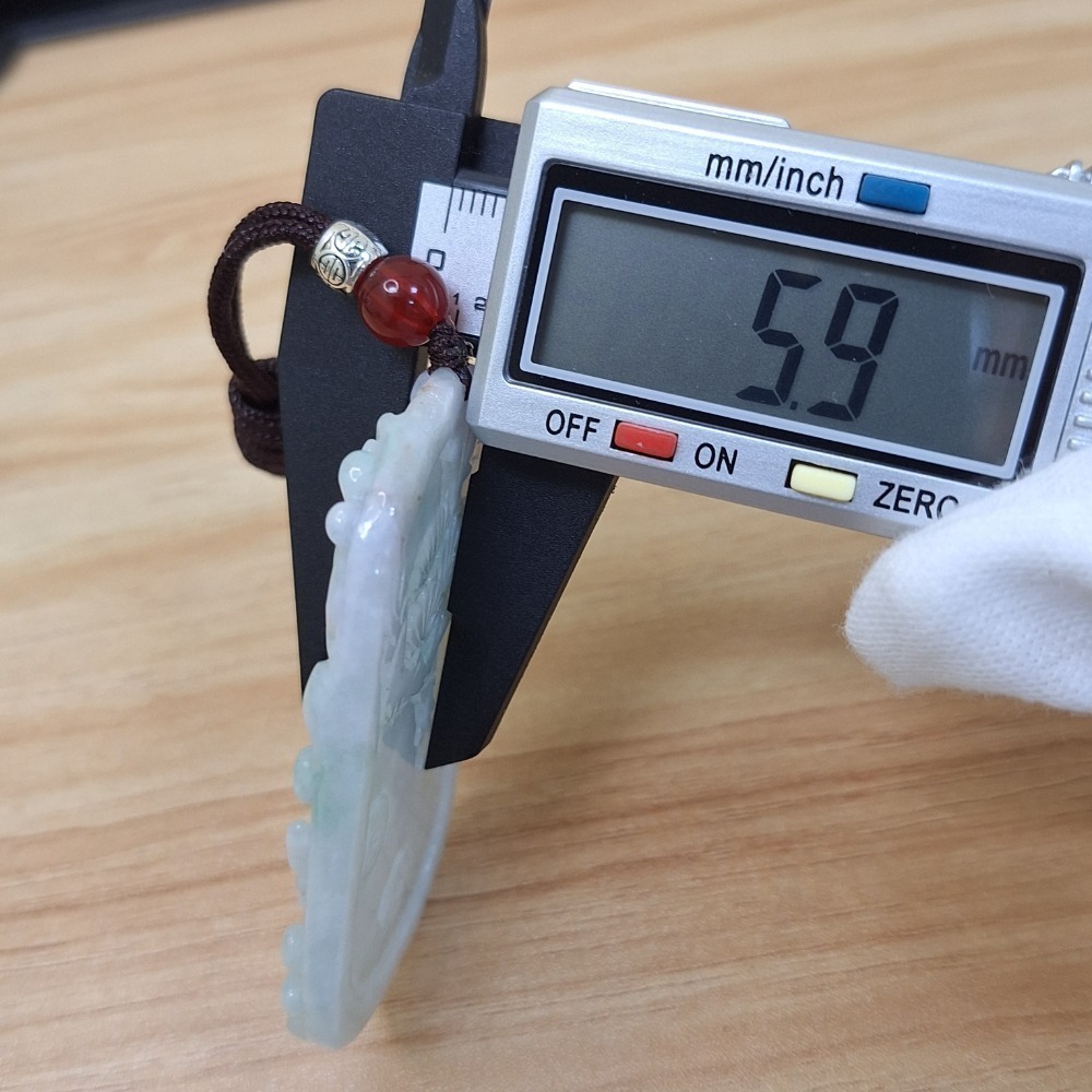 ✨️色漾軒✨️ 松鹿長存 #春帶彩  #紫翡翠 #天然A貨翡翠-細節圖6