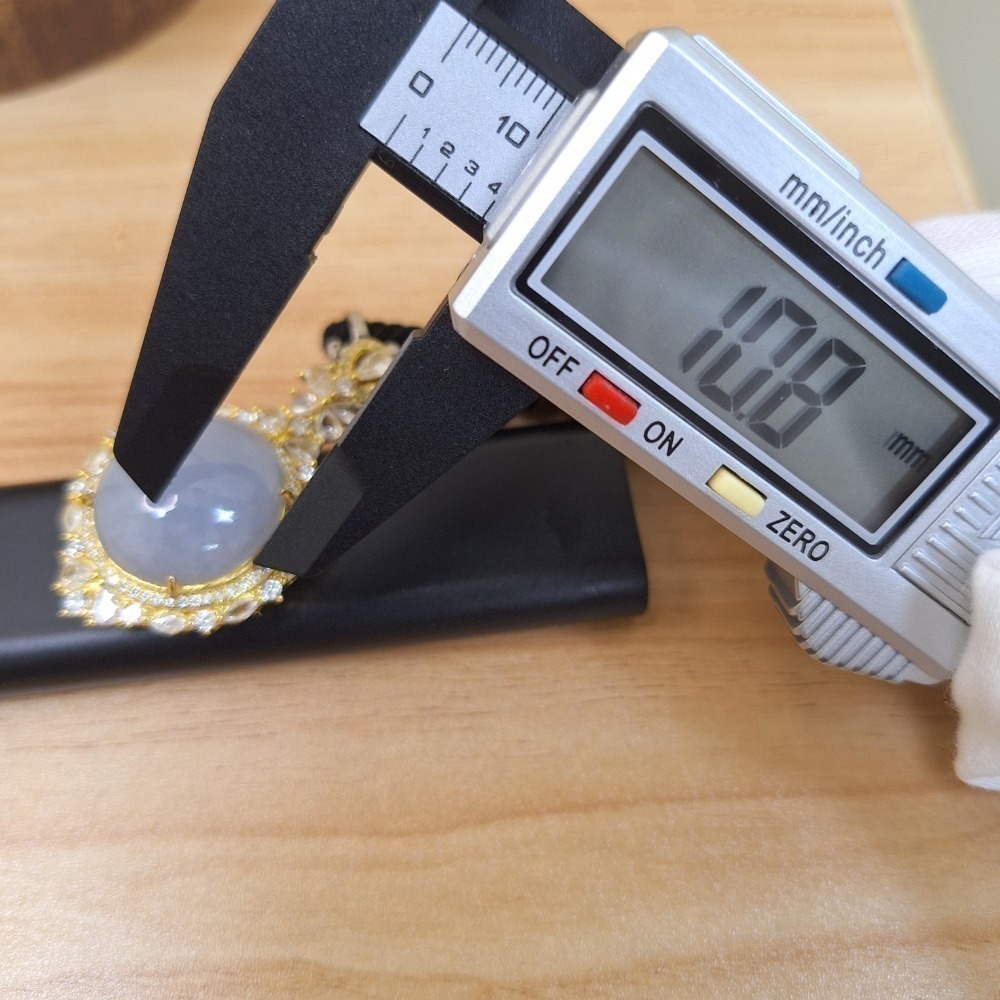 ✨️色漾軒✨️ 紫翡翠大蛋面吊墜 #天然A貨翡翠-細節圖3