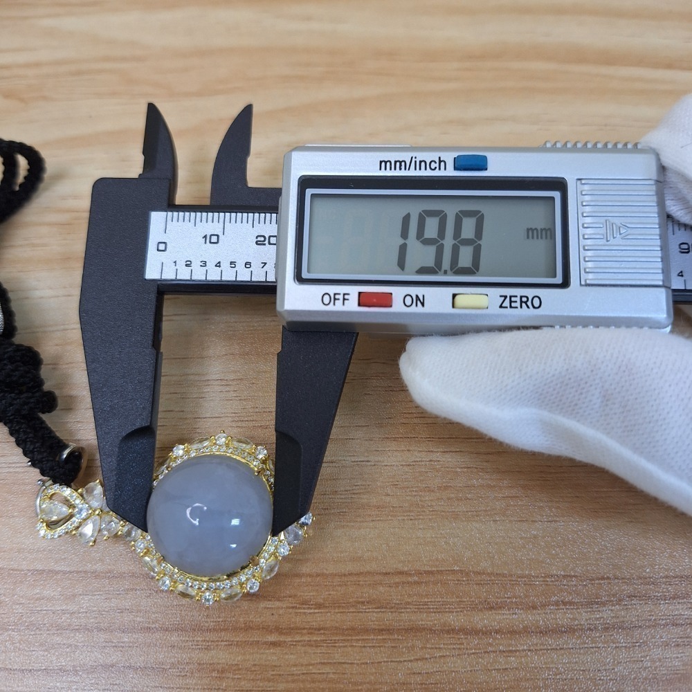 ✨️色漾軒✨️ 紫翡翠大蛋面吊墜 #天然A貨翡翠-細節圖4