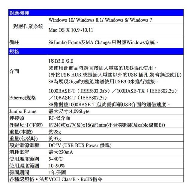 【日本I-O DATA】USB3.0 GigaLAN 超高速外接網路卡-細節圖6
