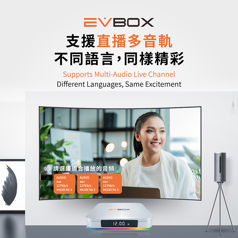 【易播12MAX】EVBOX 12 MAX 頂規旗艦機 AI語音聲控旗艦電視盒-細節圖7