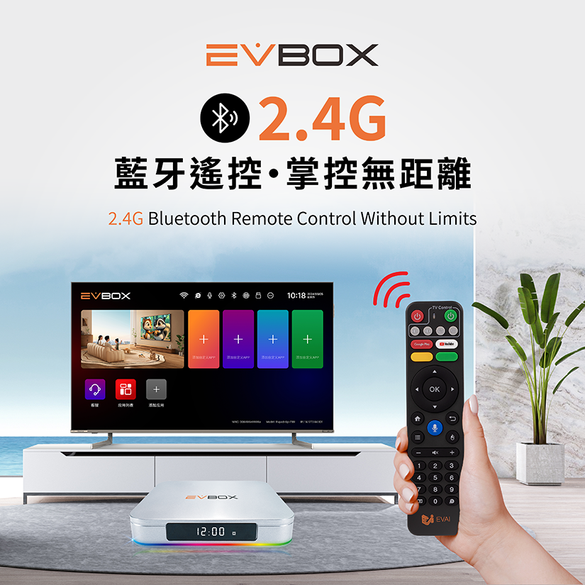 【易播12MAX】EVBOX 12 MAX 頂規旗艦機 AI語音聲控旗艦電視盒-細節圖8