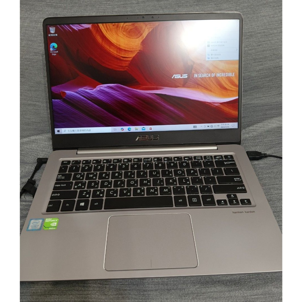 【二手】ASUS UX410UQ i7 8GB SSD+1TB 獨顯940MX 文書/影音/輕度遊戲 筆電-細節圖11