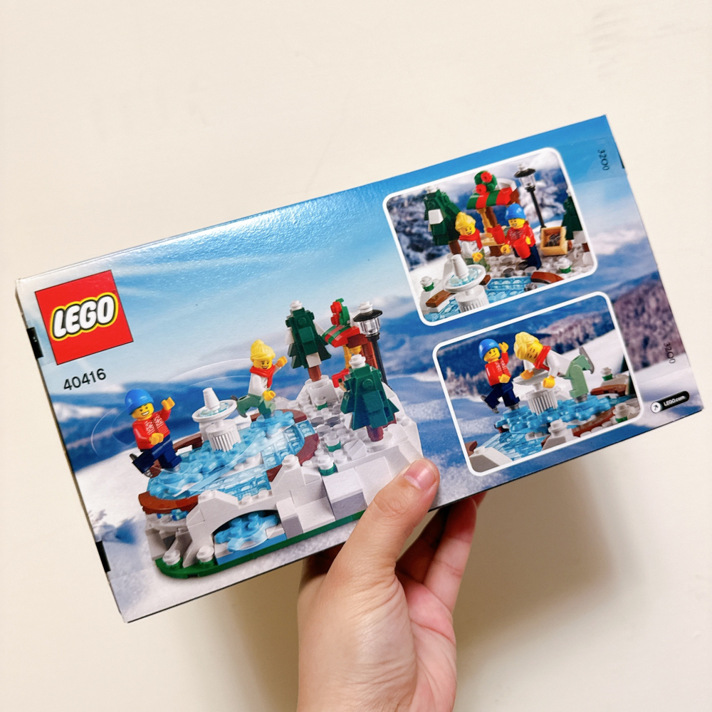 <木木·仕事部屋Mu Mu Studio> 樂高 lego 40416 冬季系列 聖誕節 溜冰場 溜冰 冬日 雪地-細節圖3