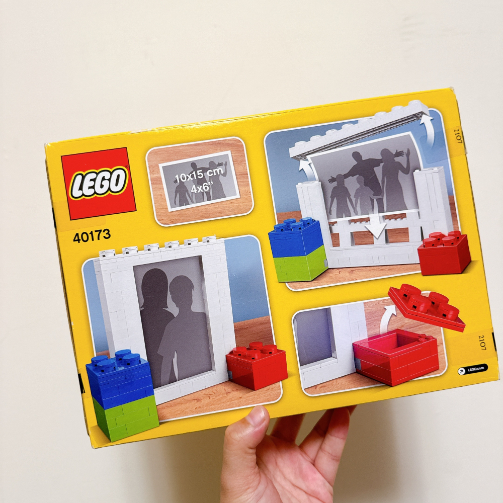 <木木·仕事部屋 Mu Mu Studio> 樂高 lego 40173 樂高相框 相框 相片 磚塊收納盒4x6 周邊-細節圖7