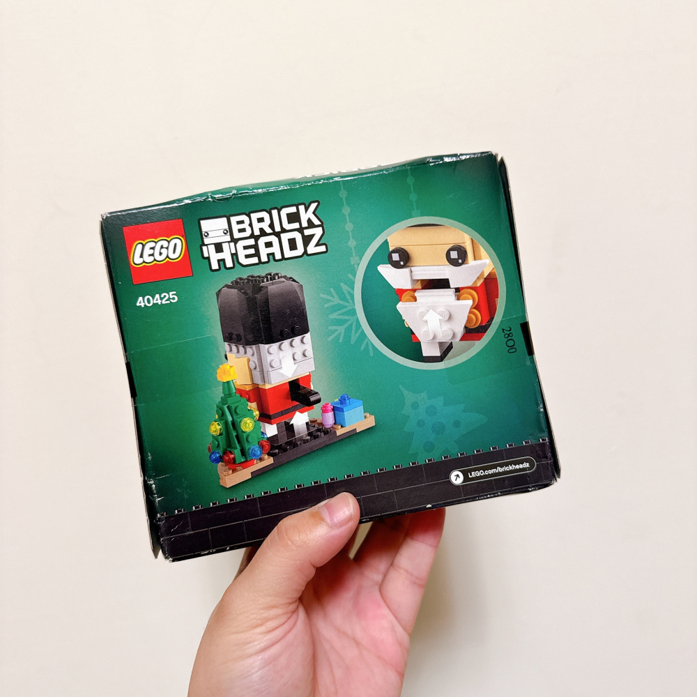 <木木·仕事部屋Mu Mu Studio> 盒損 樂高 lego 40425 聖誕 胡桃鉗 大頭系列 擺飾 季節限定-細節圖3
