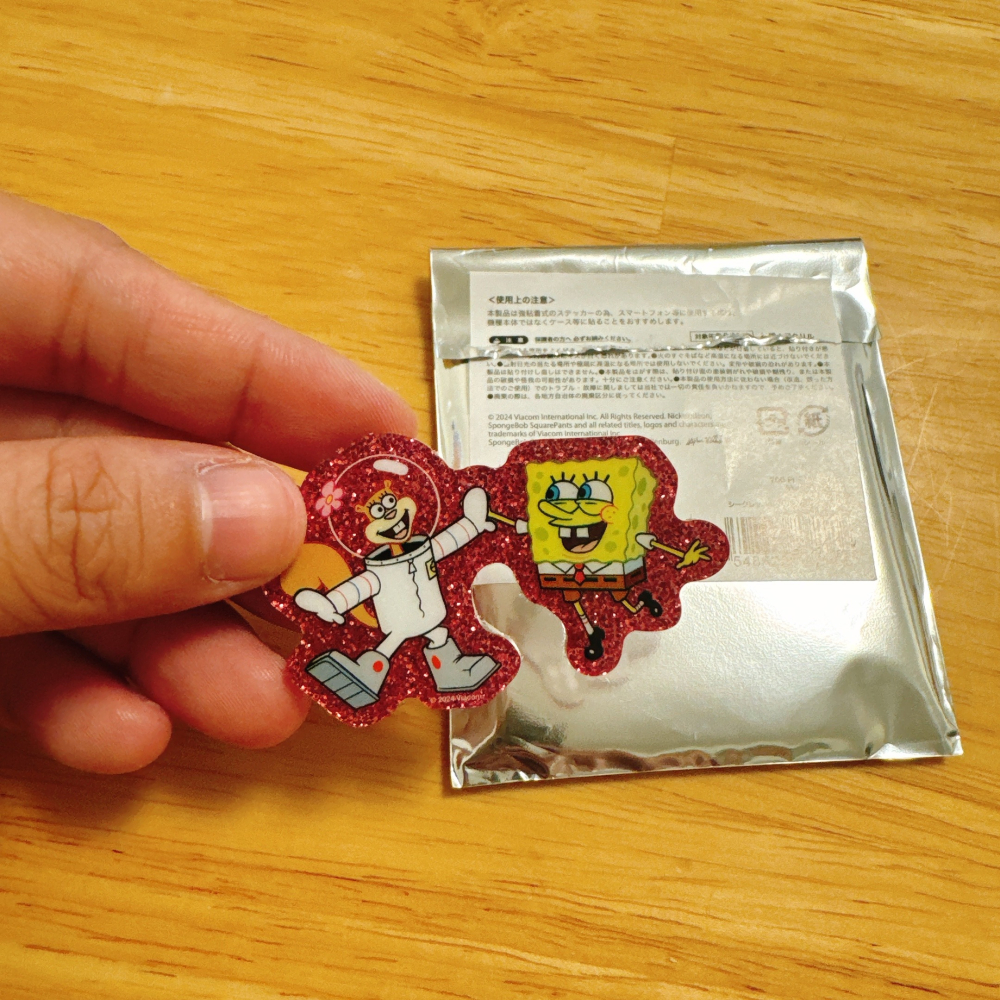 <木木·仕事部屋 Mu Mu Studio> 已拆封 日本 海綿寶寶 珊迪 壓克力貼紙 壓克力 盲包 文具 限定-細節圖3