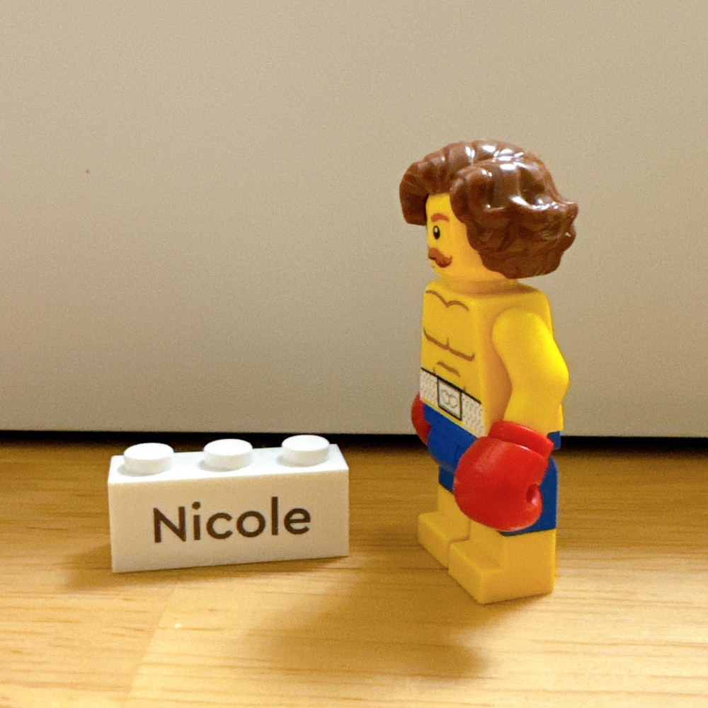 <木木·仕事部屋 Mu Mu Studio>二手 樂高 lego 8805 拳擊手 拳擊 拳擊選手 運動員 人偶 人偶-細節圖4