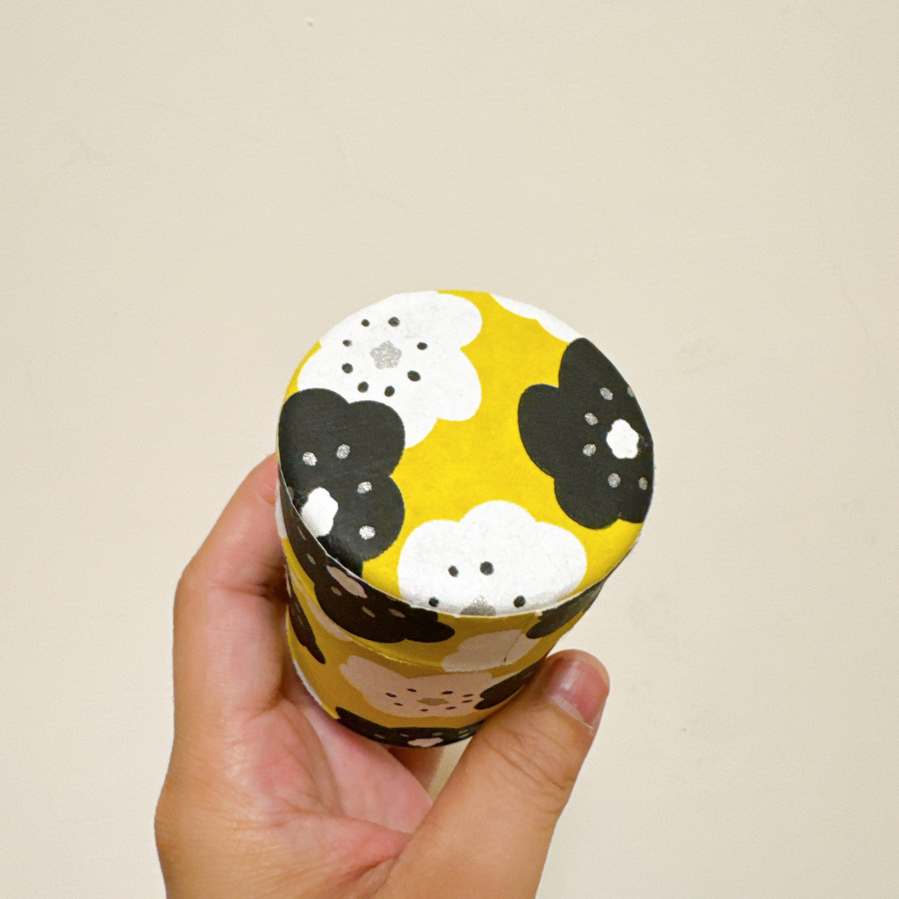 <木木·仕事部屋 Mu Mu Studio> 二手 SOU SOU sousou 茶葉罐 茶罐 小罐 收納罐 微笑 黃-細節圖3