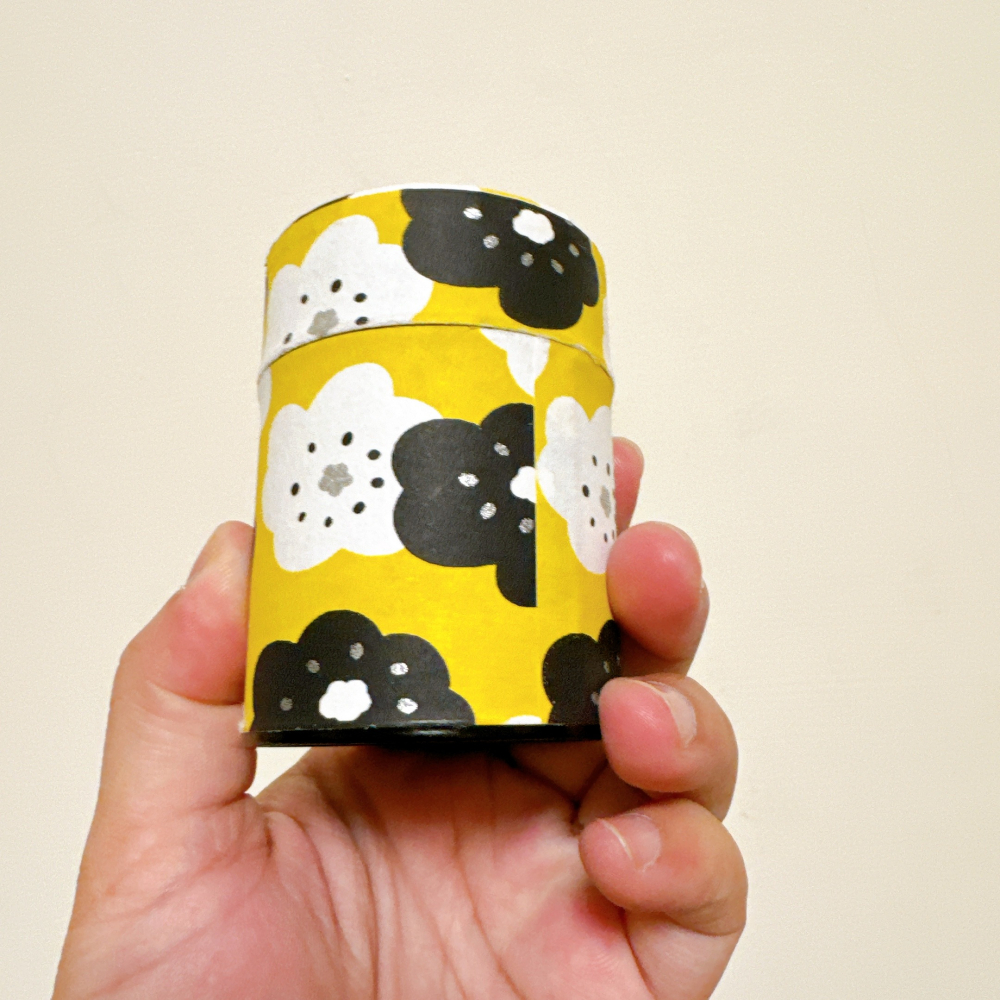 <木木·仕事部屋 Mu Mu Studio> 二手 SOU SOU sousou 茶葉罐 茶罐 小罐 收納罐 微笑 黃-細節圖4