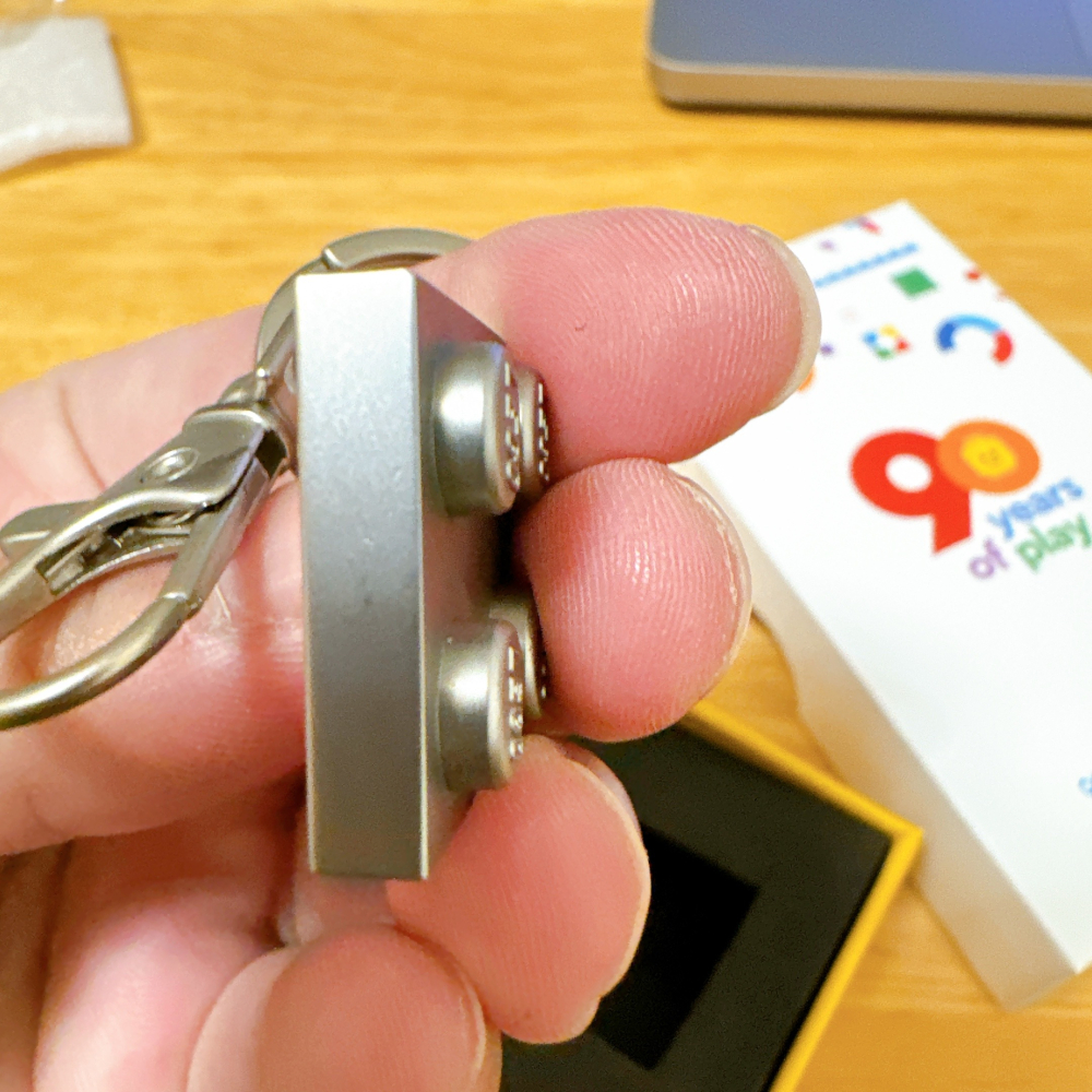 <木木·仕事部屋 Mu Mu Studio> 樂高 lego 90週年 90周年 紀念鑰匙圈 鑰匙圈 吊飾 限定 收藏-細節圖5