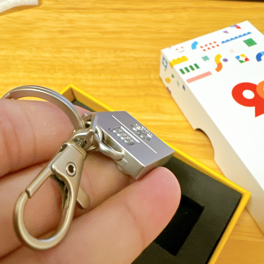 <木木·仕事部屋 Mu Mu Studio> 樂高 lego 90週年 90周年 紀念鑰匙圈 鑰匙圈 吊飾 限定 收藏-細節圖7